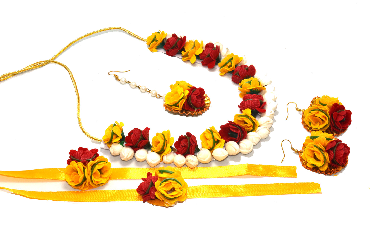 Premium Wedding Haldi Complete Jewellery Set