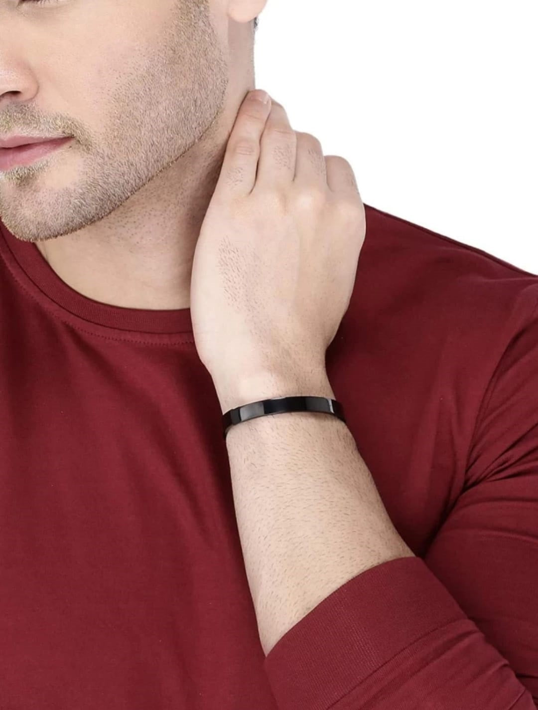 Premium Polished Boys Wristband Bracelet
