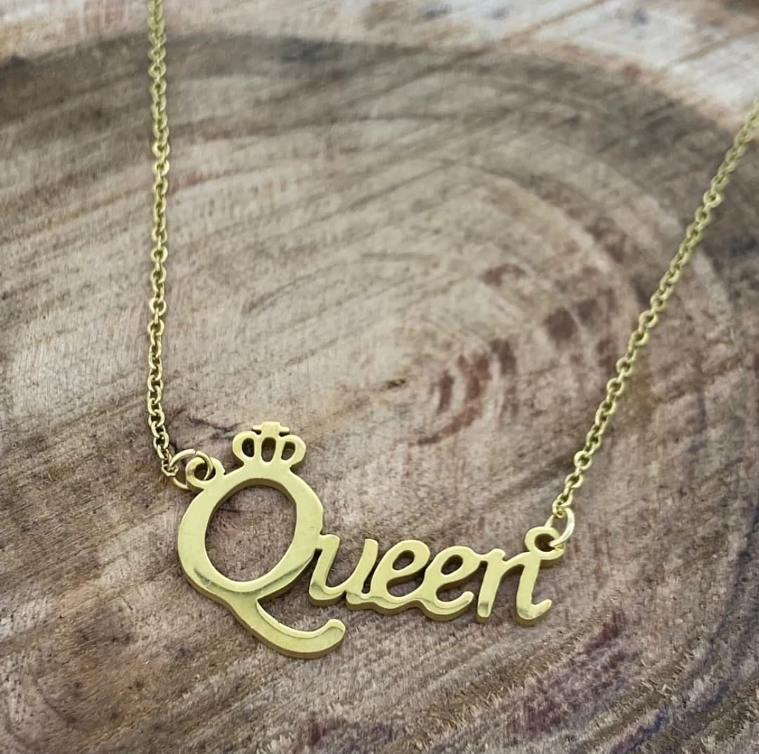 Golden Stainless Steel Necklace Pendant Chain For Women and Girls