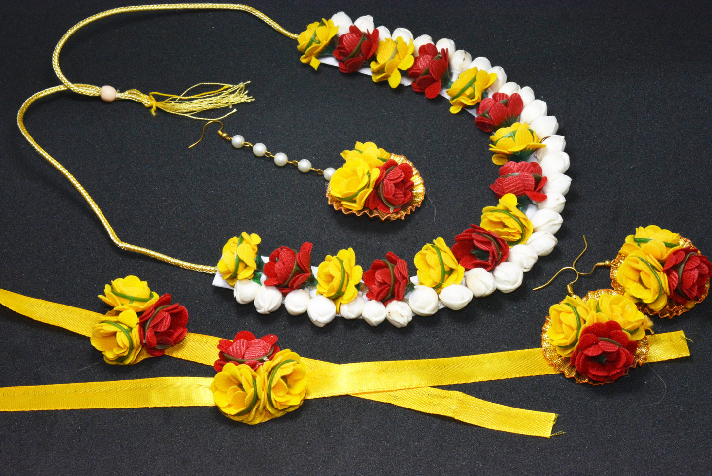 Premium Wedding Haldi Complete Jewellery Set