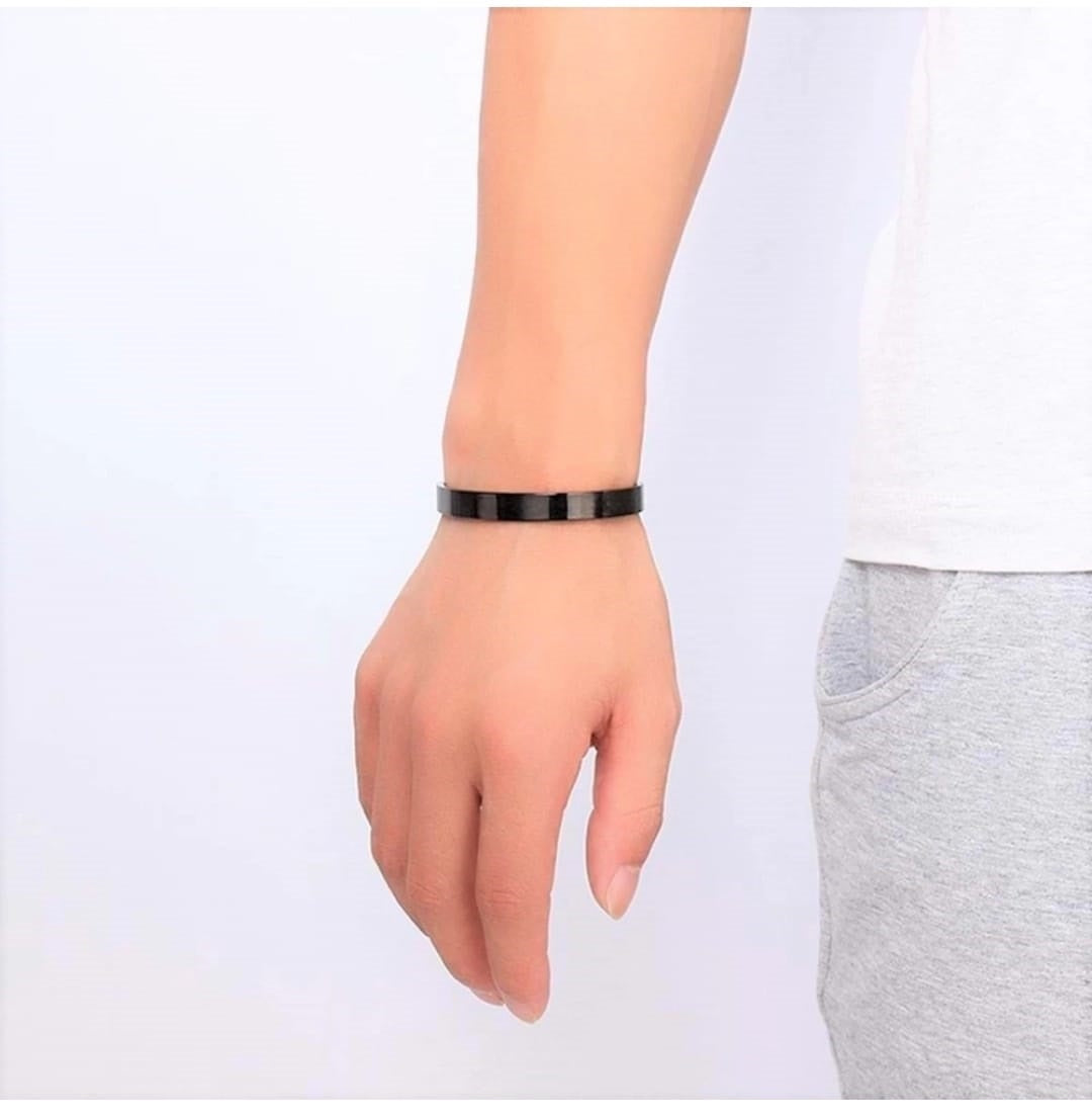 Premium Polished Boys Wristband Bracelet
