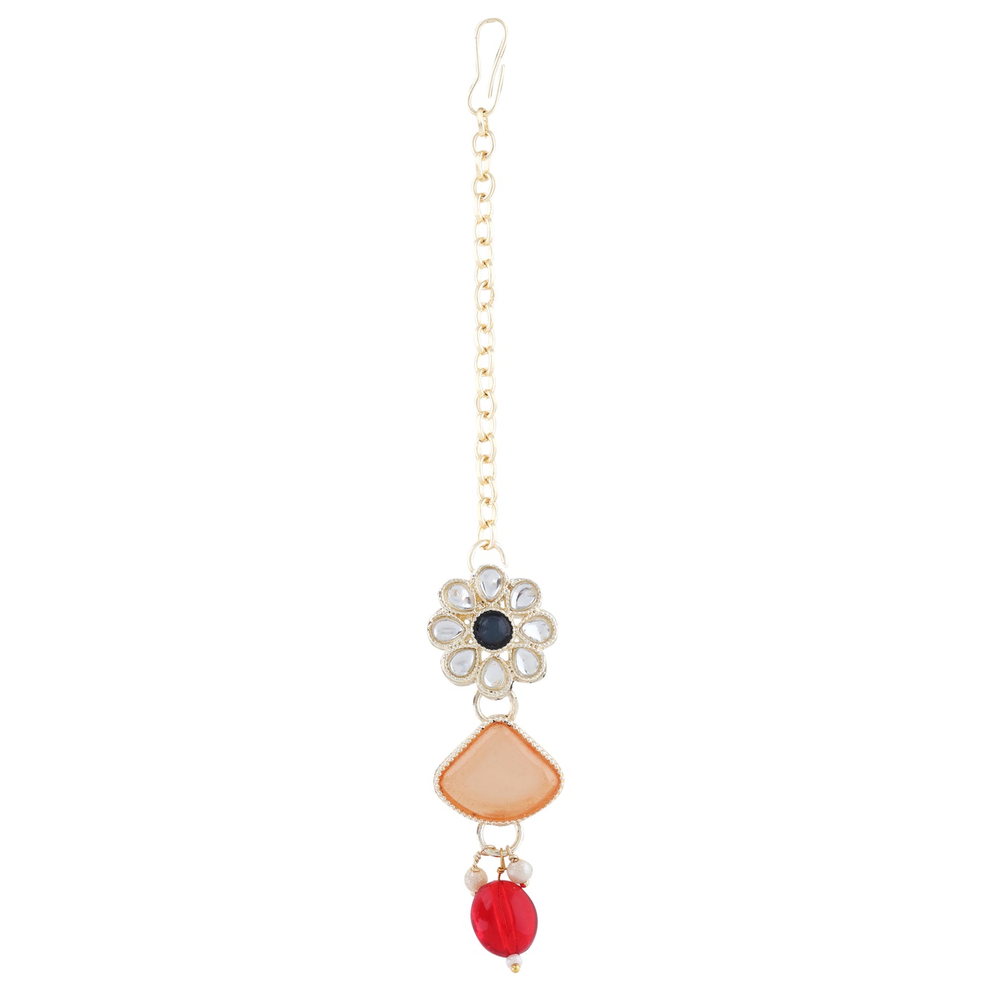 Multicolor Kundan Necklace and Earring Set – Traditional Indian Jewelry for Women