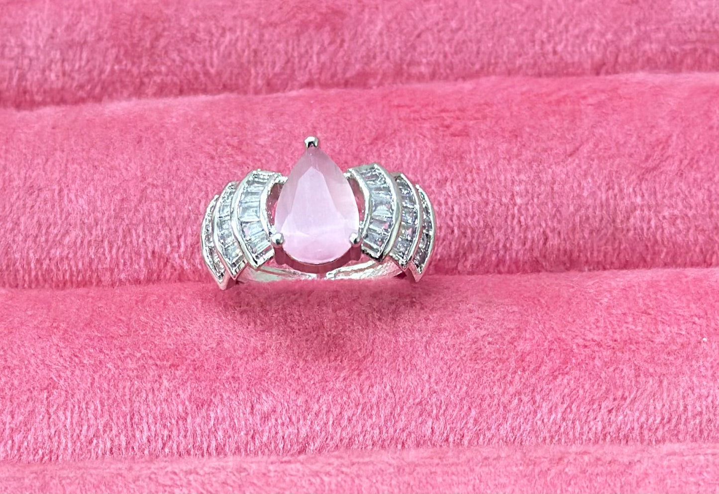 AD Stones Studded Adjustable Size Cocktail Ring