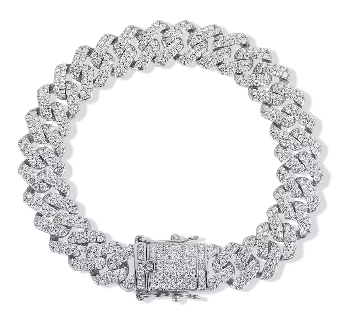 Premium AD Stones Studded Rapper Style Hand Bracelet