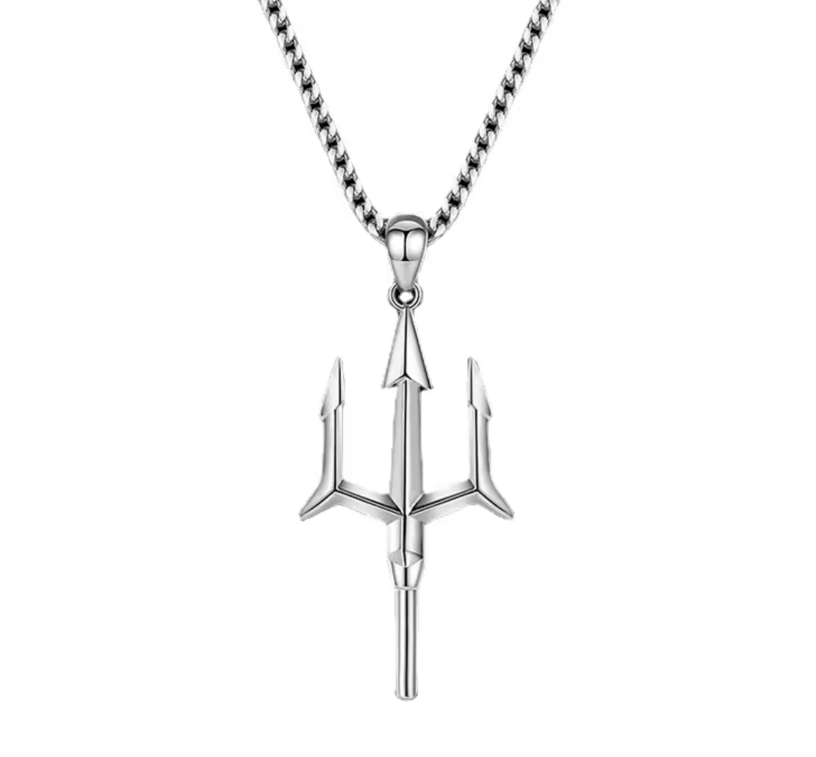 Premium Trident Style Necklace Pendent Chain