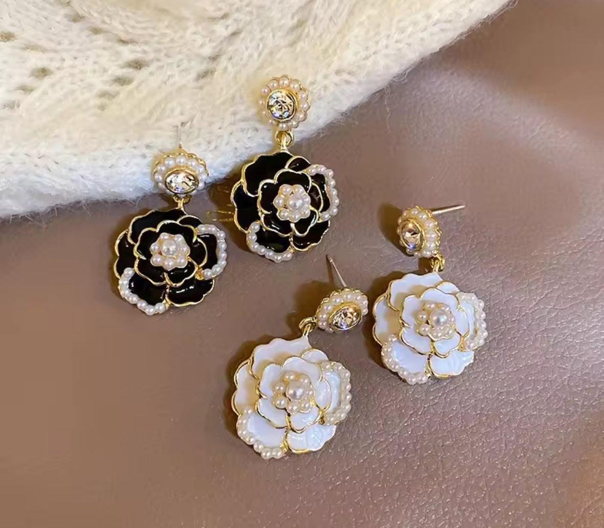 Combo of 2 Stones Studded Butterfly Korean Push Plugs Dangle Drop Earrings