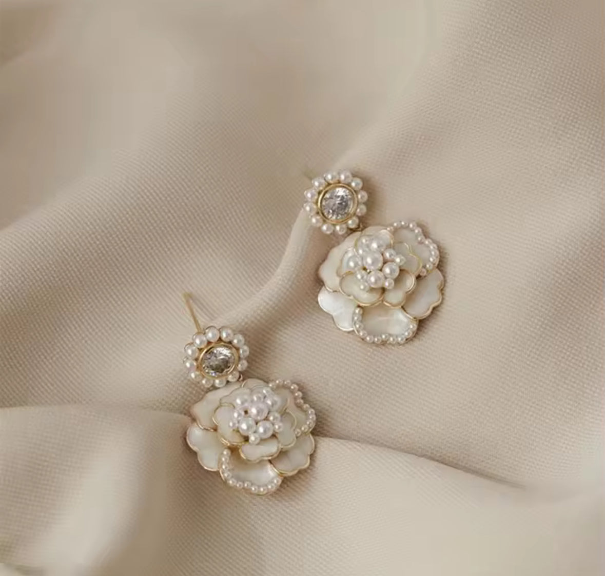 Combo of 2 Stones Studded Butterfly Korean Push Plugs Dangle Drop Earrings