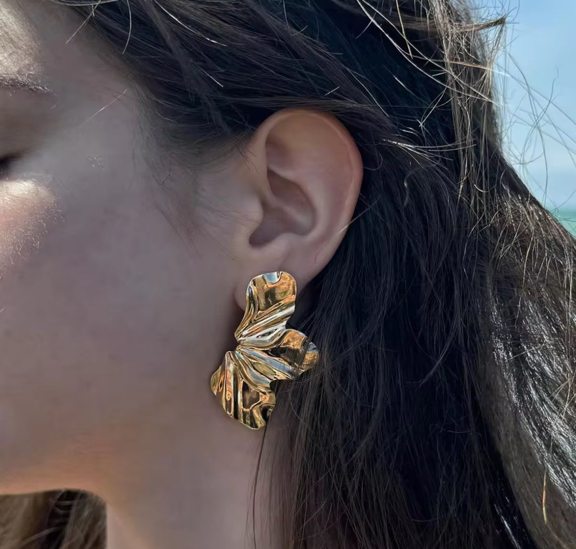 Stainless Steel Korean Imitation Earrings – Chic & Affordable Styles