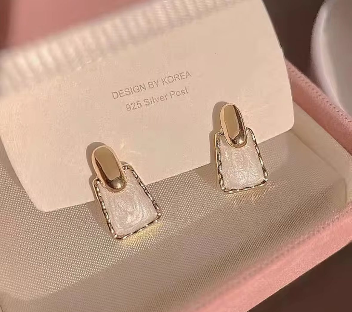 Minimal Drop Korean Imitation Earrings – Chic & Affordable Styles