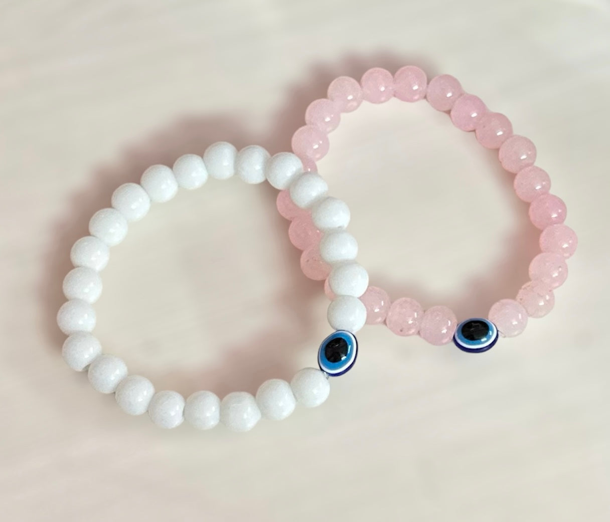 Combo of 2 Onxy Beads Adjustable Unisex Hand Bracelet