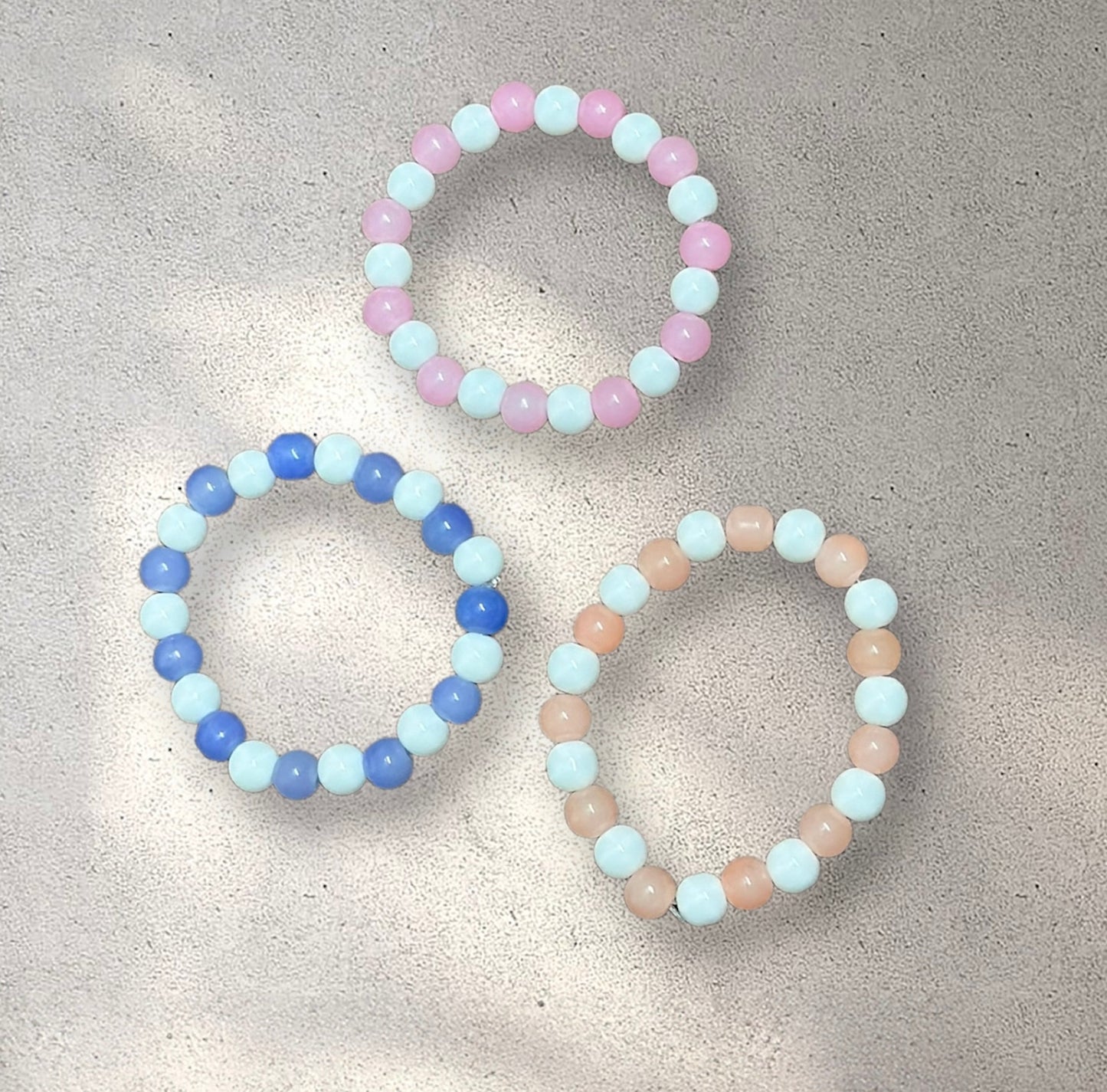 Multi-Color Combo Adjustable Onyx Bracelet