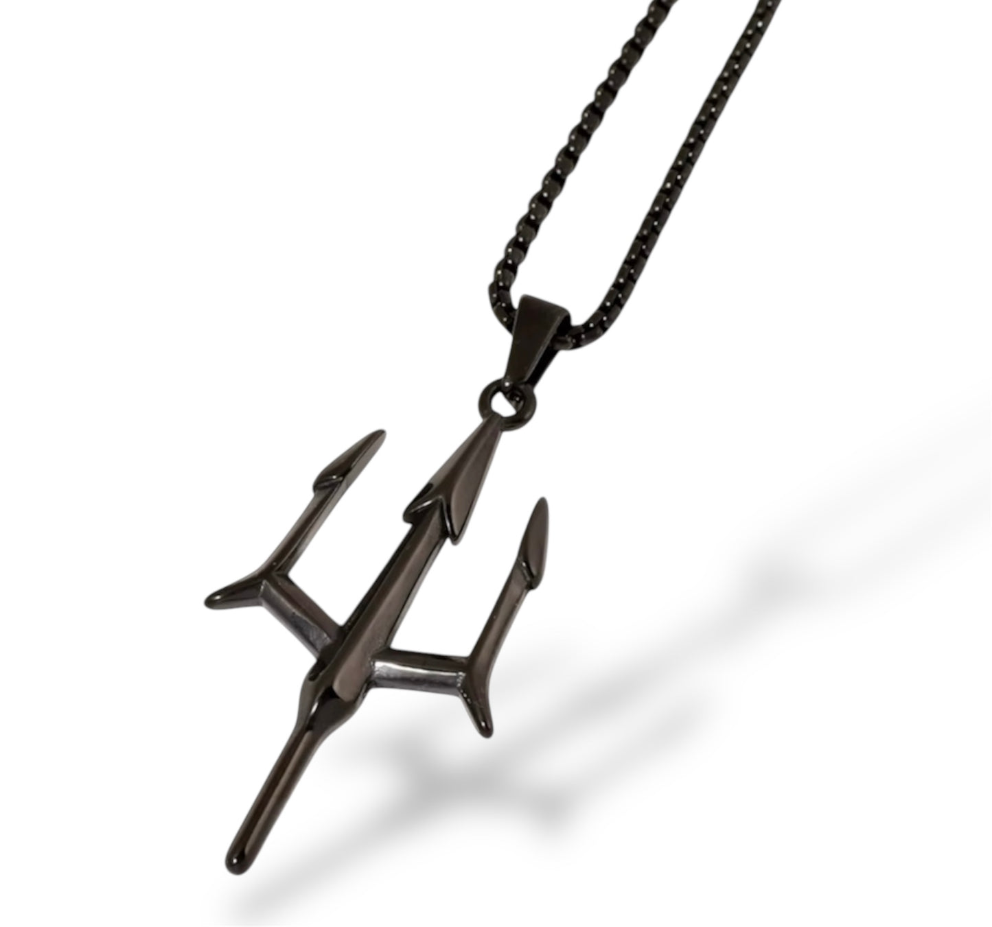 Premium Trident Style Necklace Pendent Chain