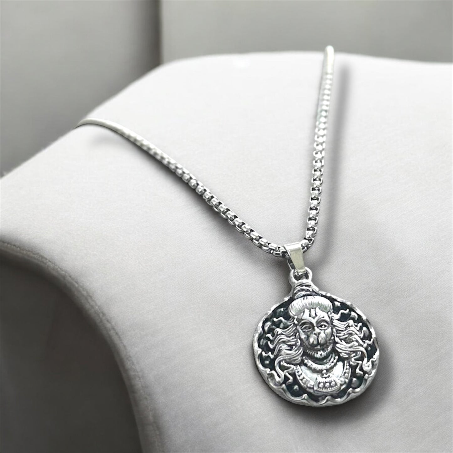 Lord Hanuman Ji Inspired Pendent Necklace Chain