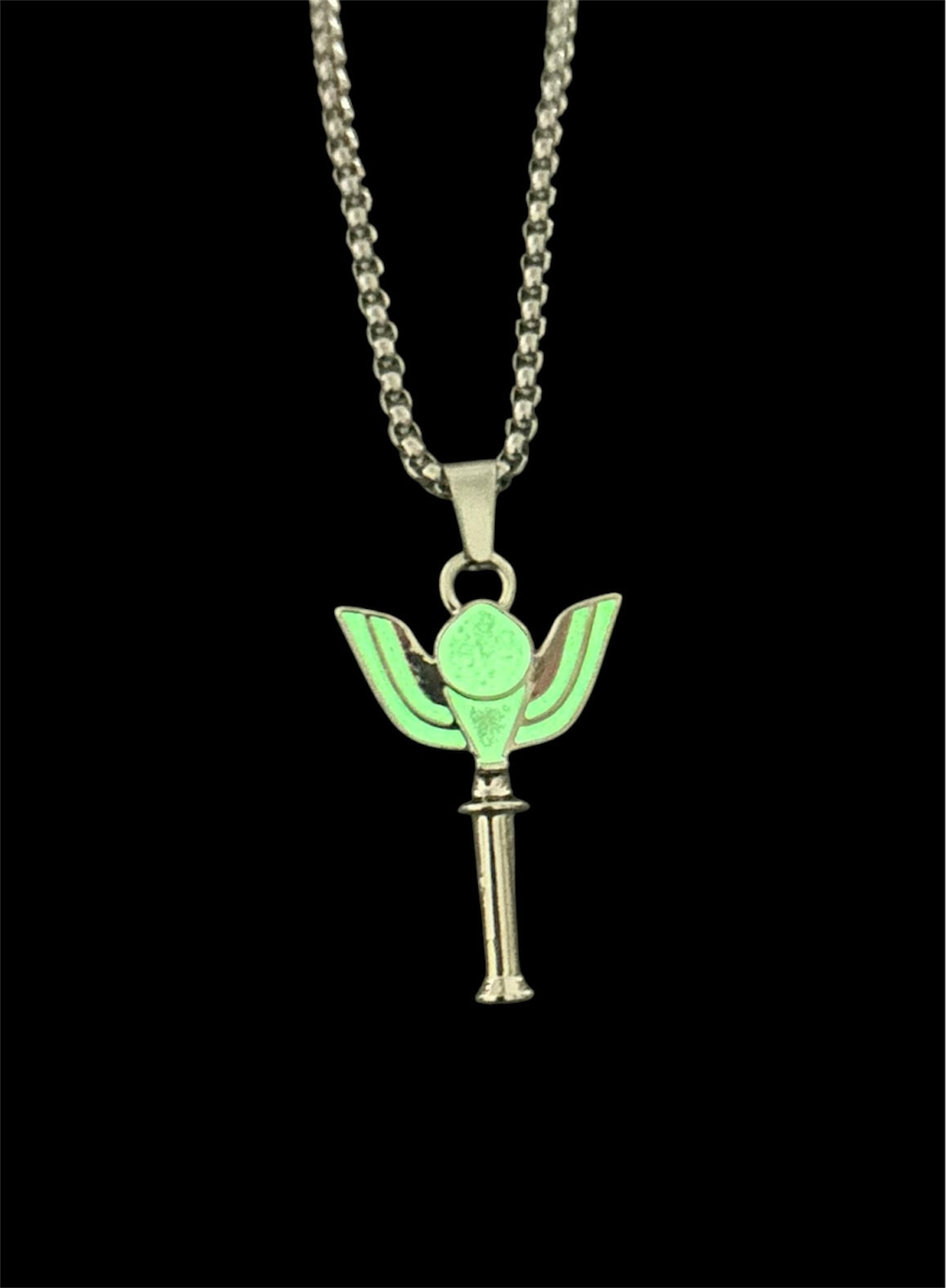 Radium Night Glowing Western Necklace Pendent Chain