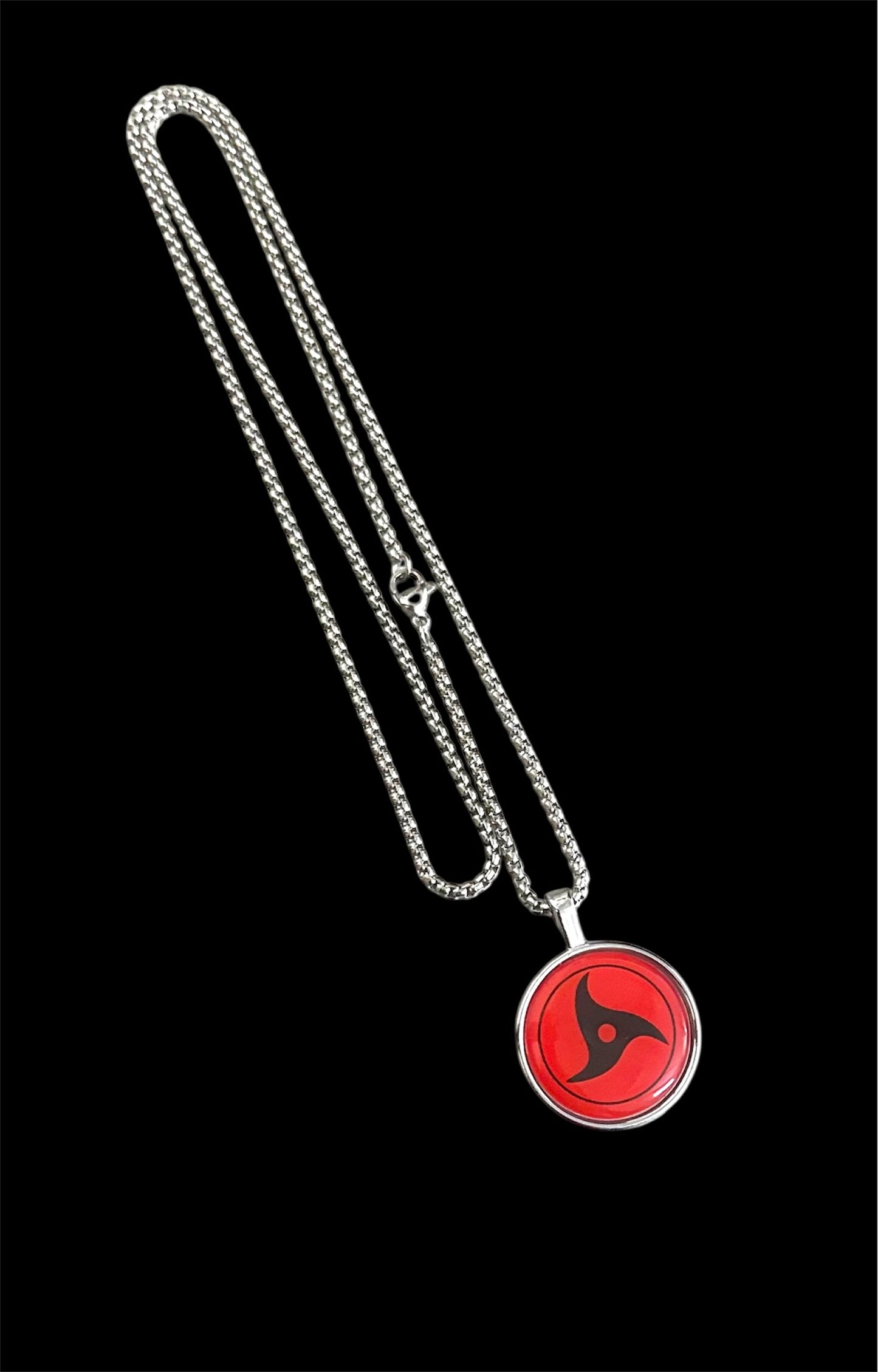 Uchiha Sasuke Mangekyō Sharingan Necklace – Naruto Anime Pendant