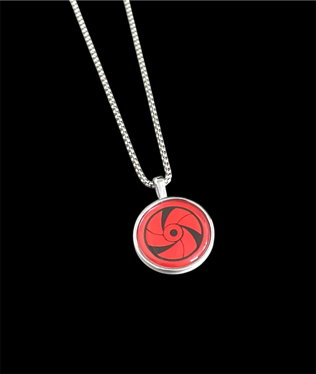 Kakashi Mangekyō Sharingan Necklace – Naruto Shippuden Anime Pendant