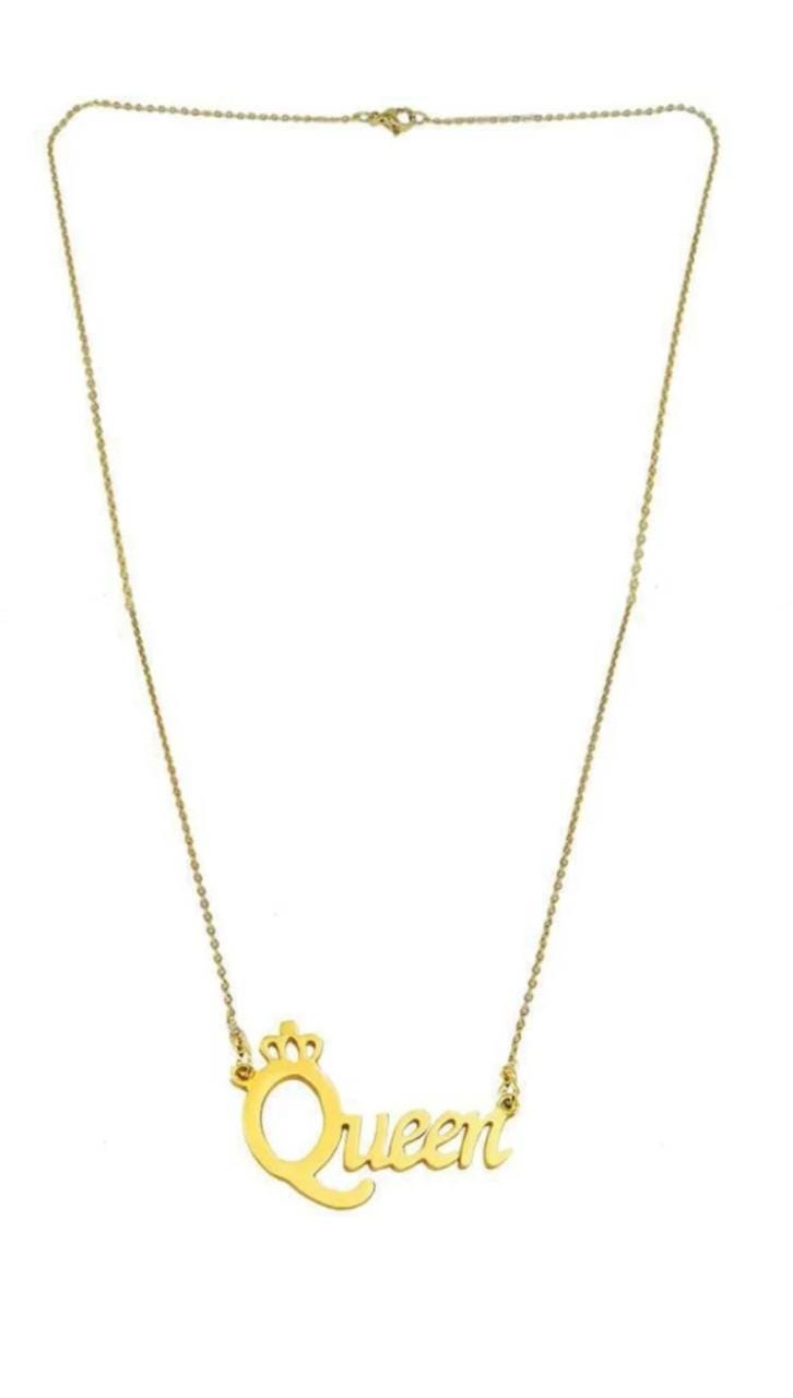 Golden Stainless Steel Necklace Pendant Chain For Women and Girls