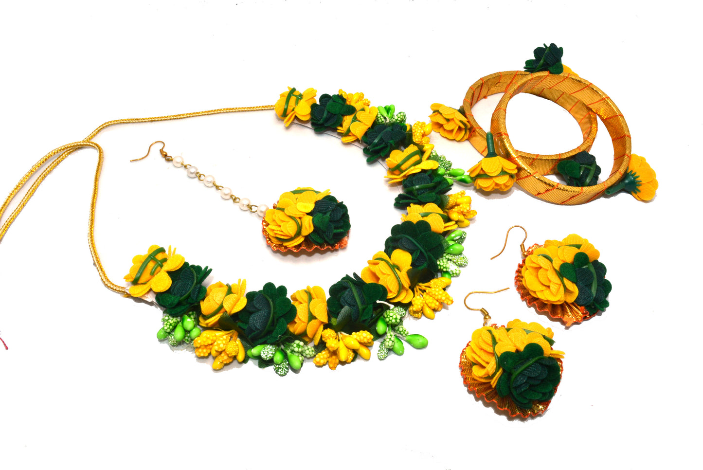 Premium Wedding Haldi Complete Jewellery Set