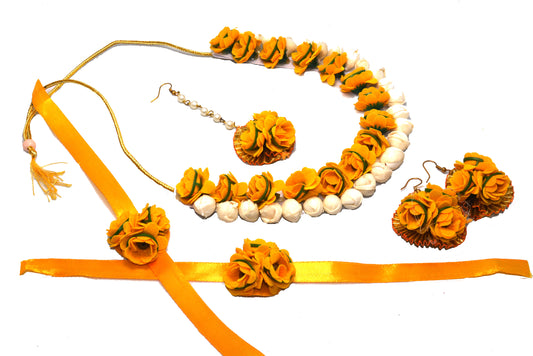 Premium Wedding Haldi Complete Jewellery Set