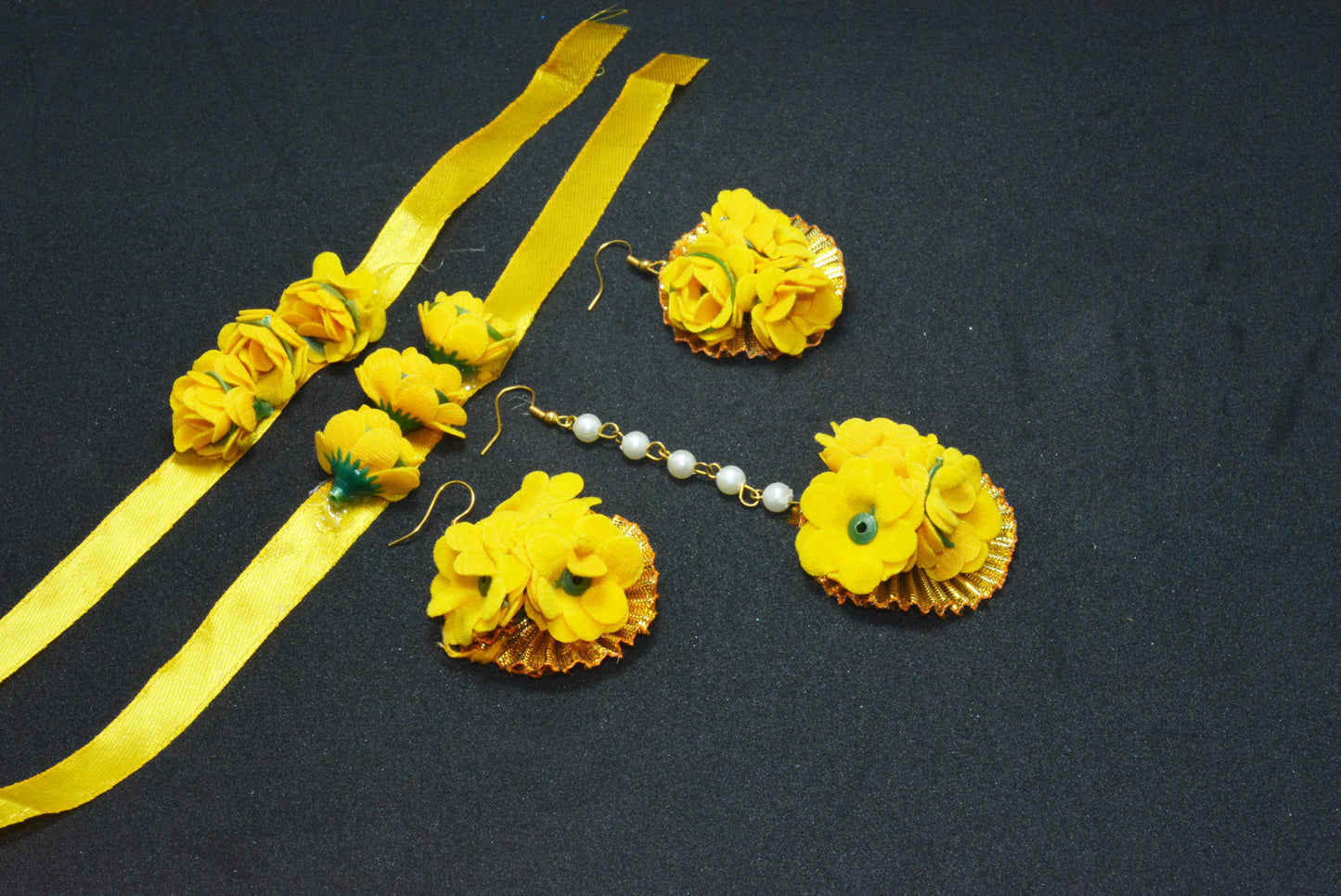 Premium Wedding Haldi Complete Jewellery Set