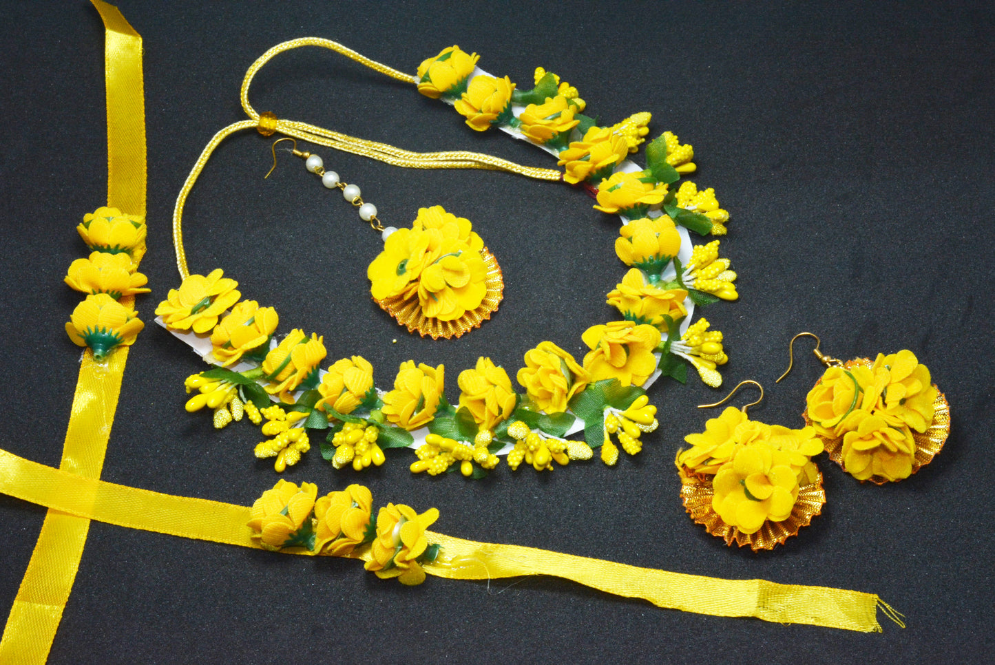 Premium Wedding Haldi Complete Jewellery Set