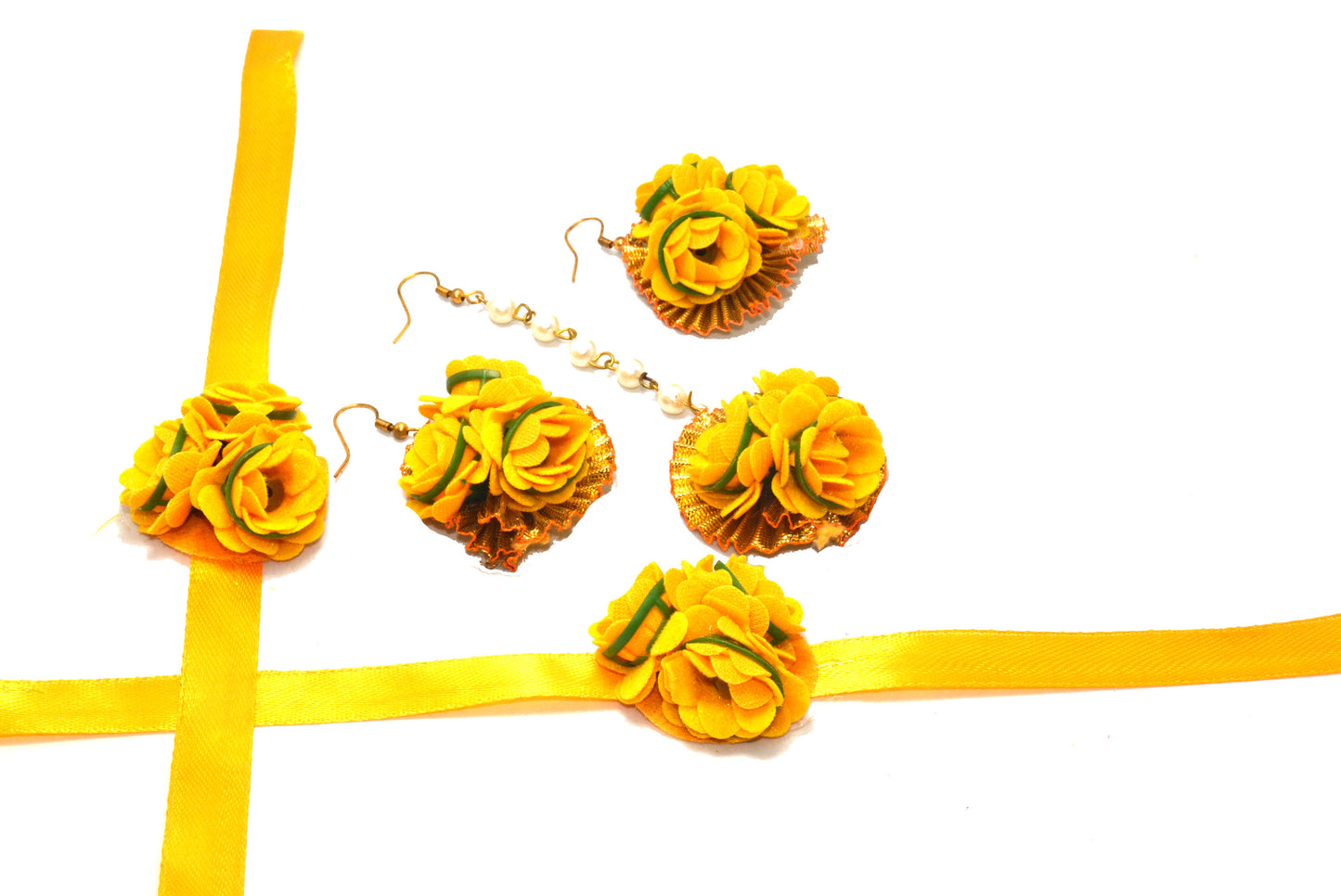 Premium Wedding Haldi Complete Jewellery Set