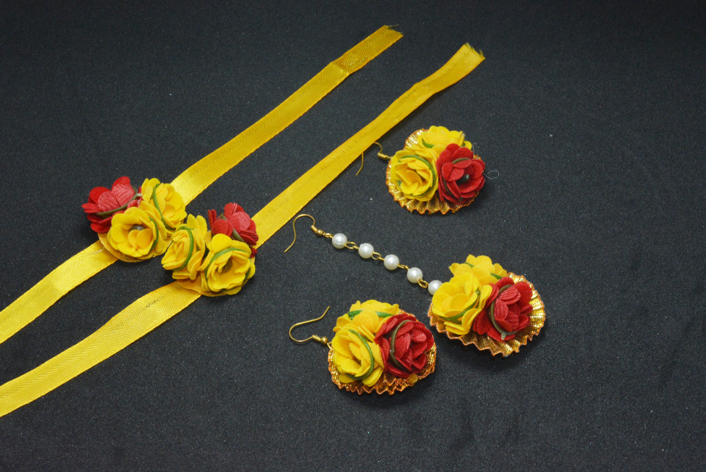 Premium Wedding Haldi Complete Jewellery Set