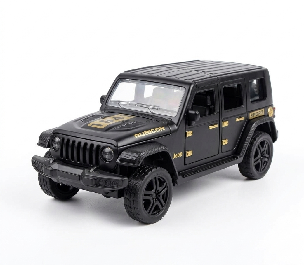 Off-Road SUV Toy Car for Kids – Miniature Jeep Style Pull Back Car | Random Colors |