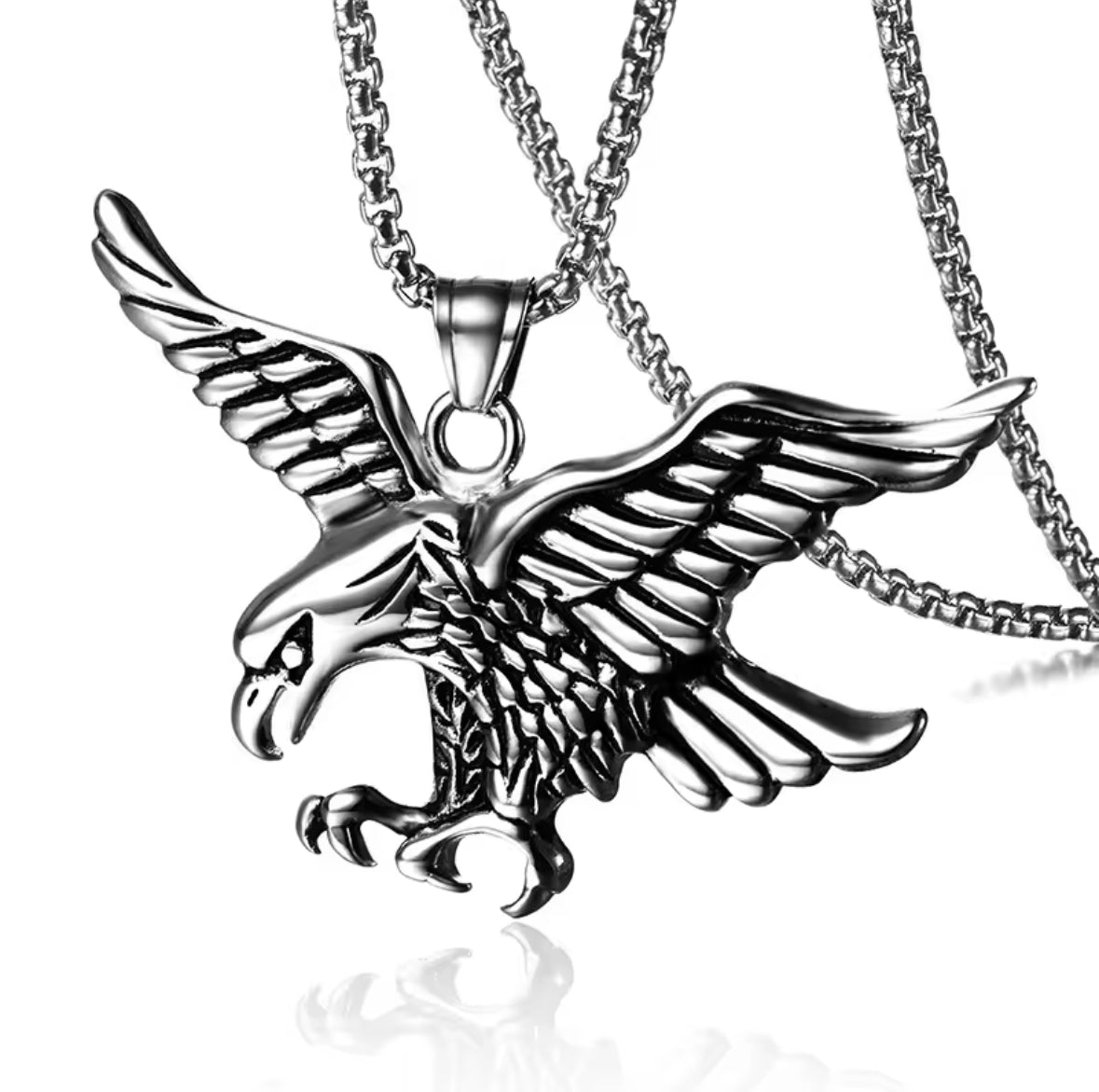 Eagle Pendant Necklace – Bold & Fierce Men’s Statement Jewelry