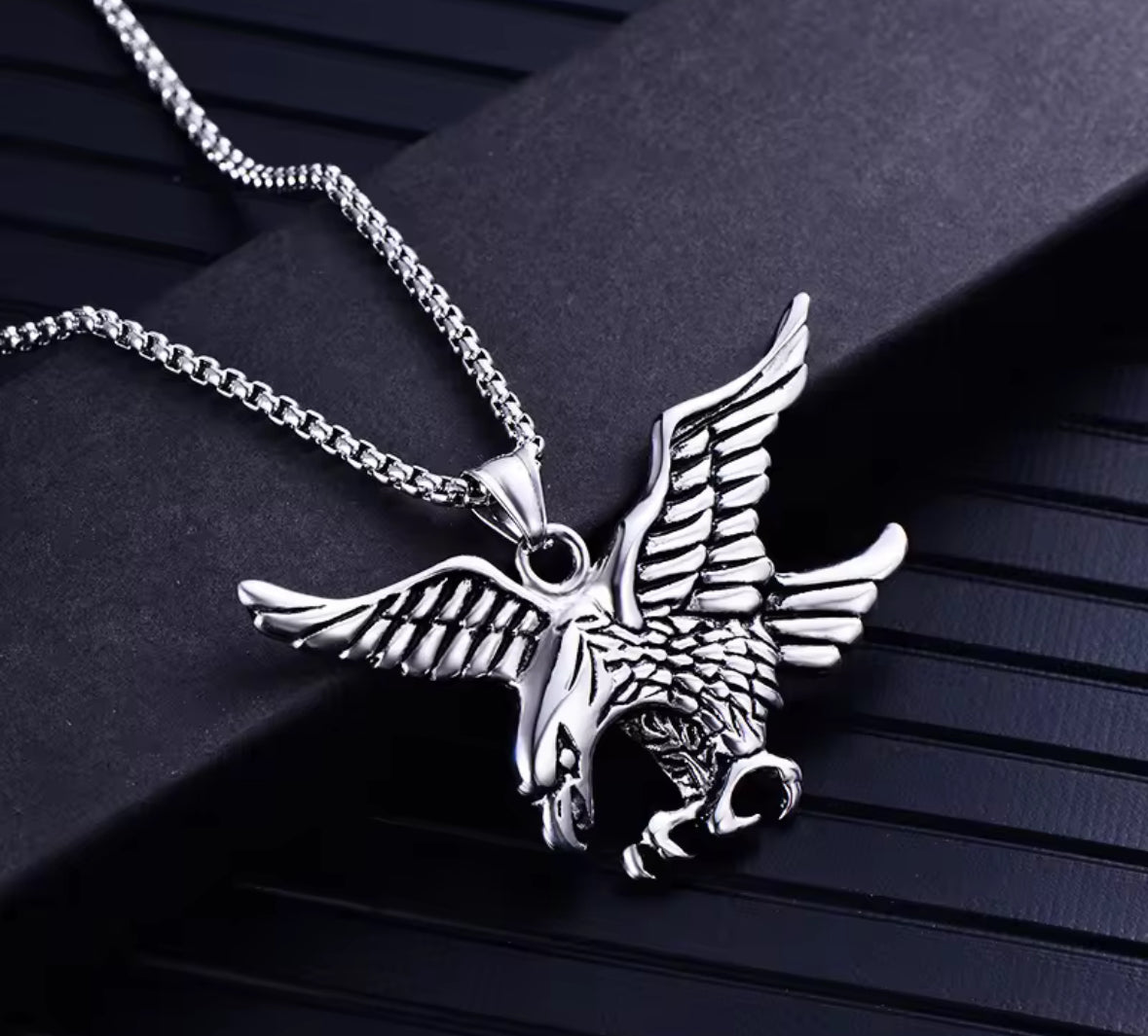 Eagle Pendant Necklace – Bold & Fierce Men’s Statement Jewelry