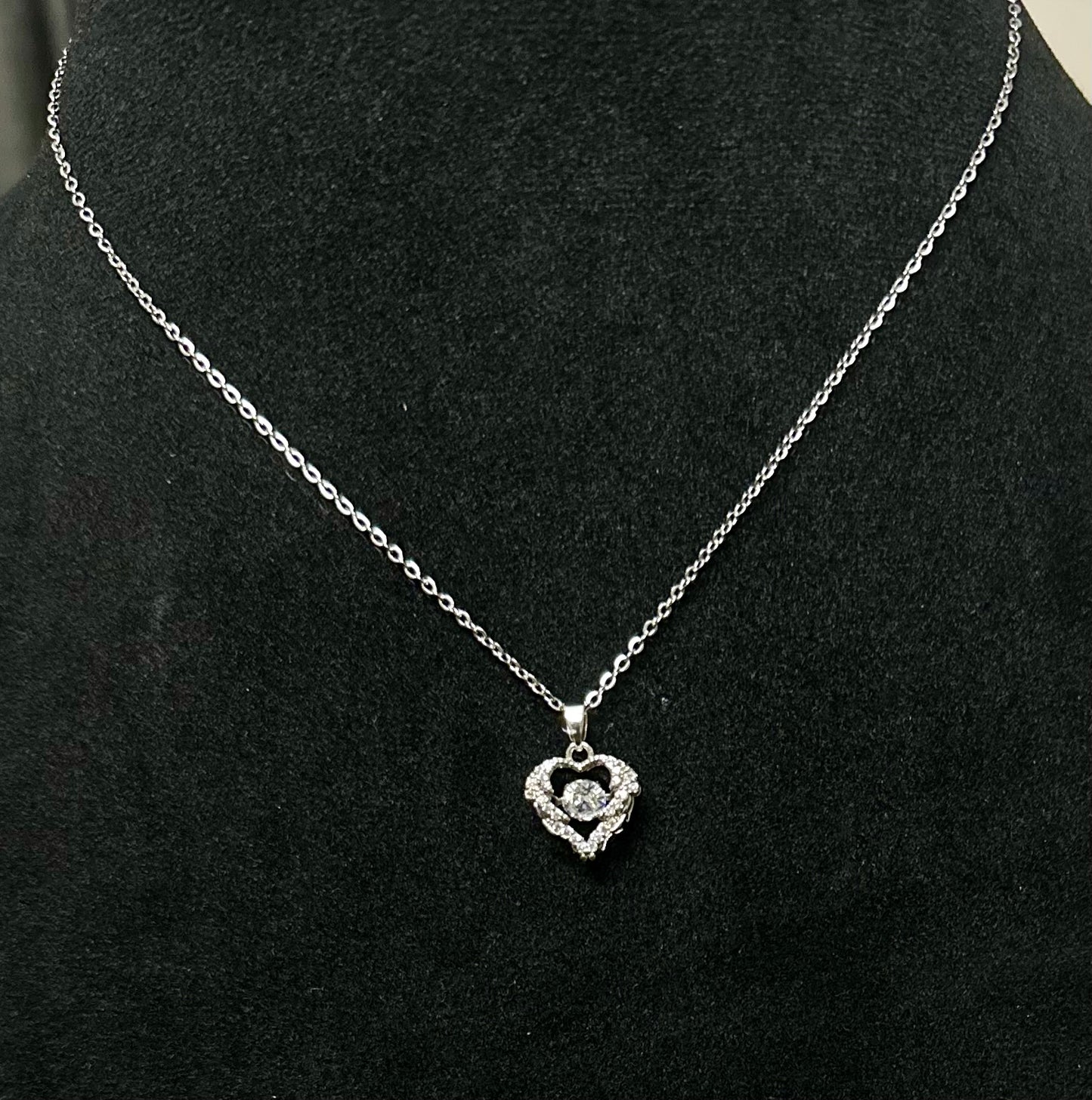 "Elegant Heart Pendant: Timeless Love, Unmatched Style"