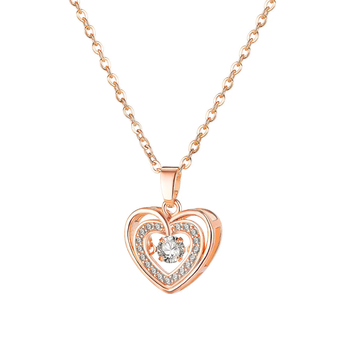 "Elegant Heart Pendant: Timeless Love, Unmatched Style"