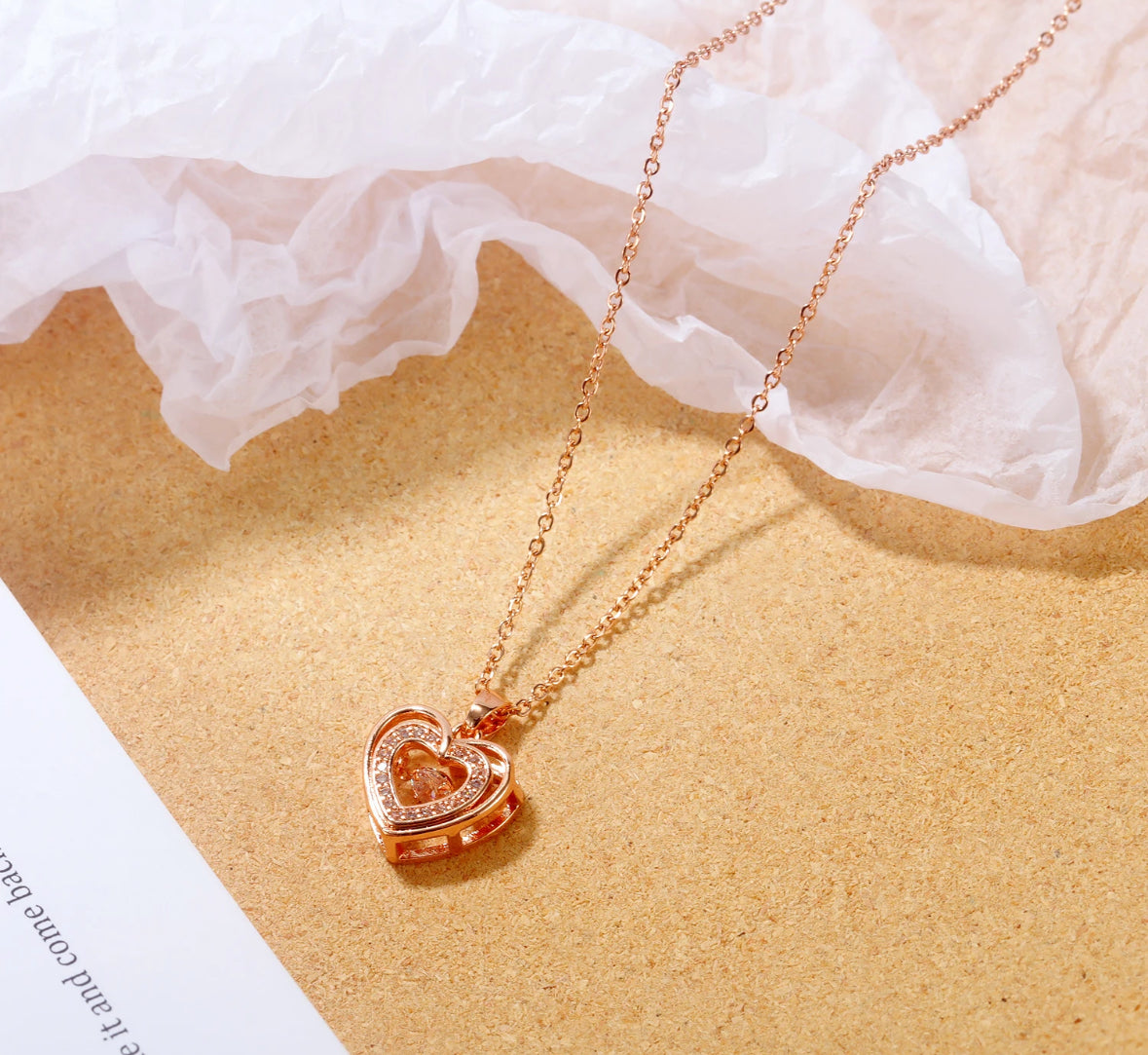 "Elegant Heart Pendant: Timeless Love, Unmatched Style"