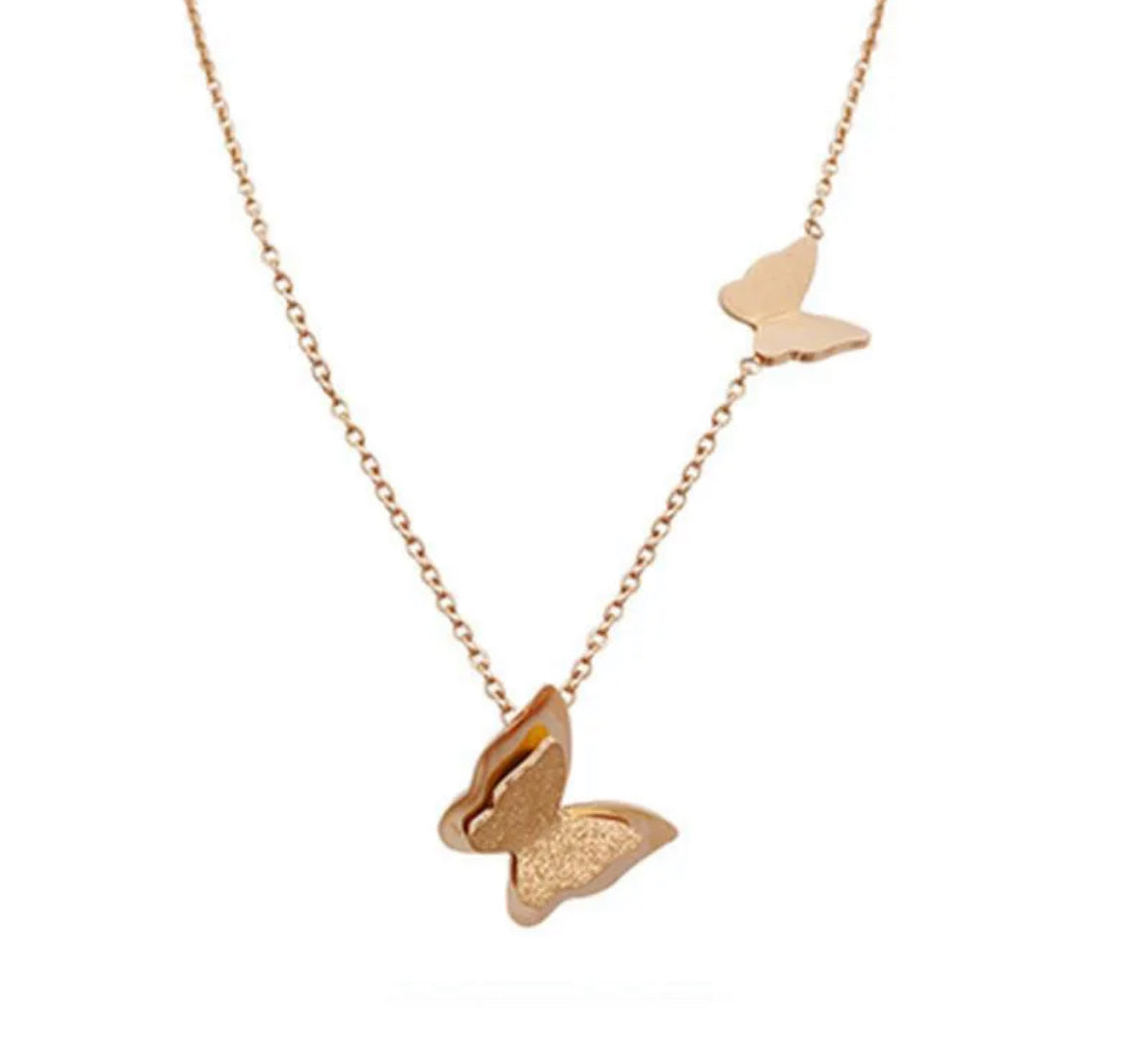 "Elegant Anti-Tarnish Butterfly Chain: Lasting Shine, Timeless Beauty"