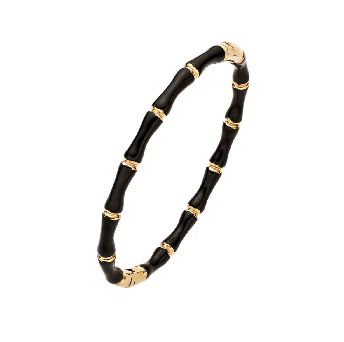 Silver Bamboo Bracelet – Minimalist Stainless Steel Bangle for Women & Girls
