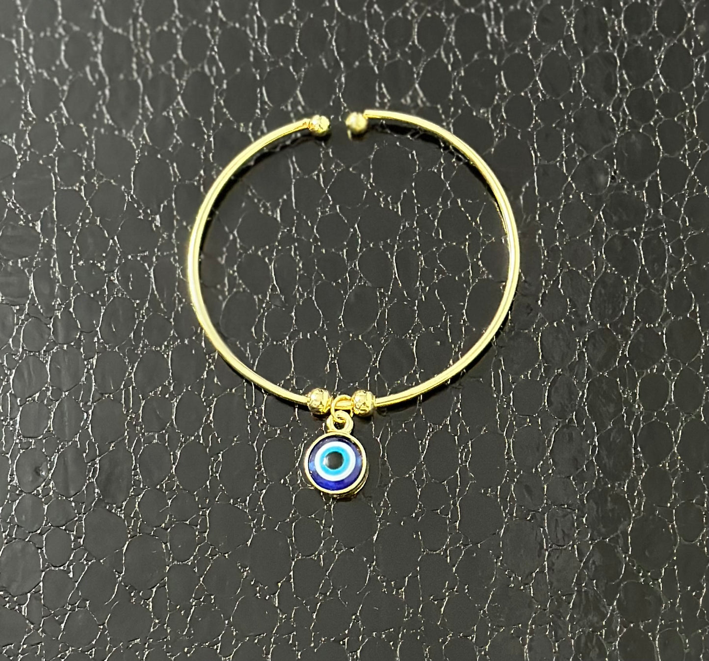 Divine Protection: Evil Eye Metal Bracelet