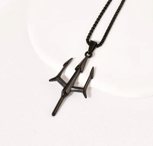 Premium Trident Style Necklace Pendent Chain