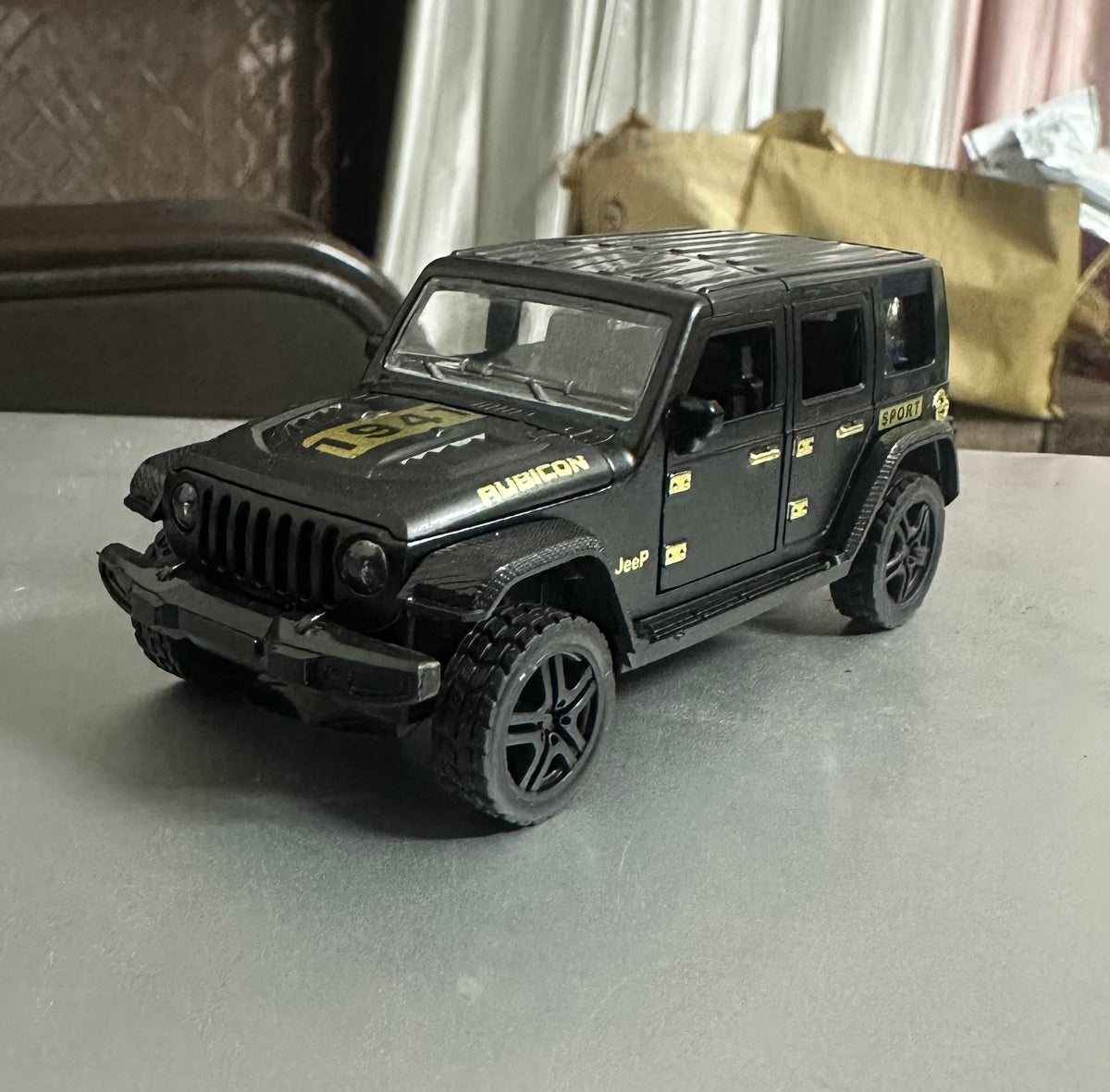 Off-Road SUV Toy Car for Kids – Miniature Jeep Style Pull Back Car | Random Colors |