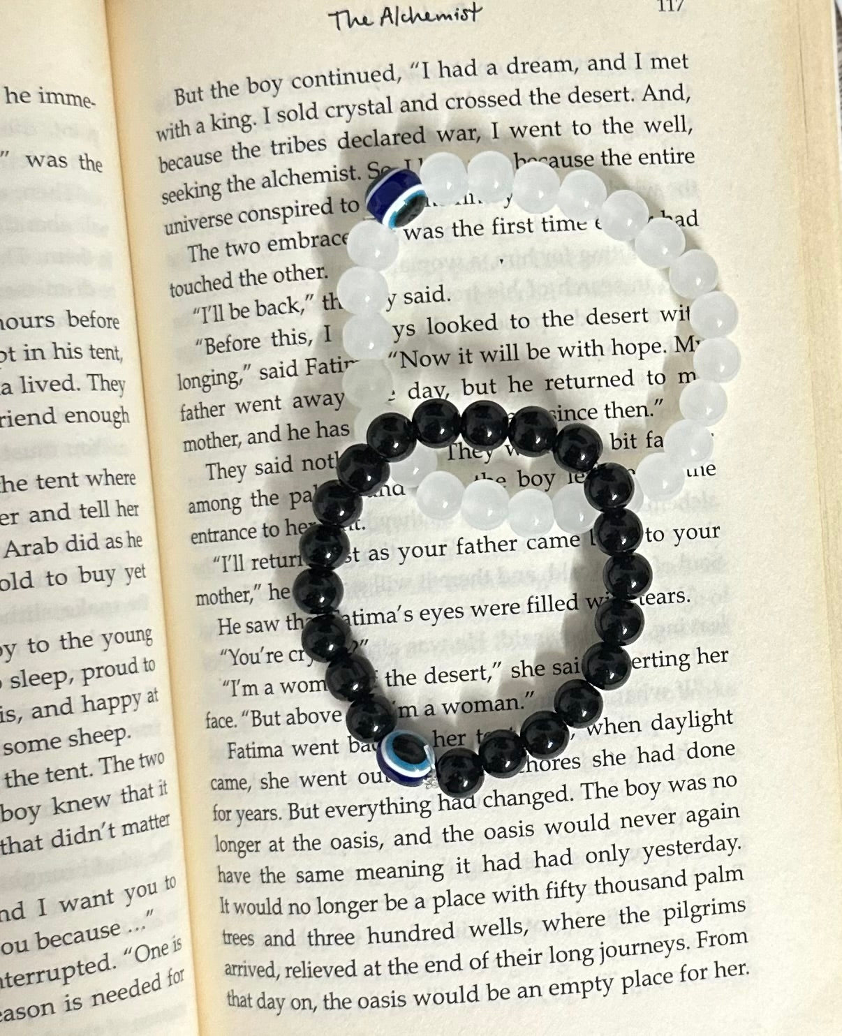 Combo of 2 Onxy Beads Adjustable Unisex Hand Bracelet