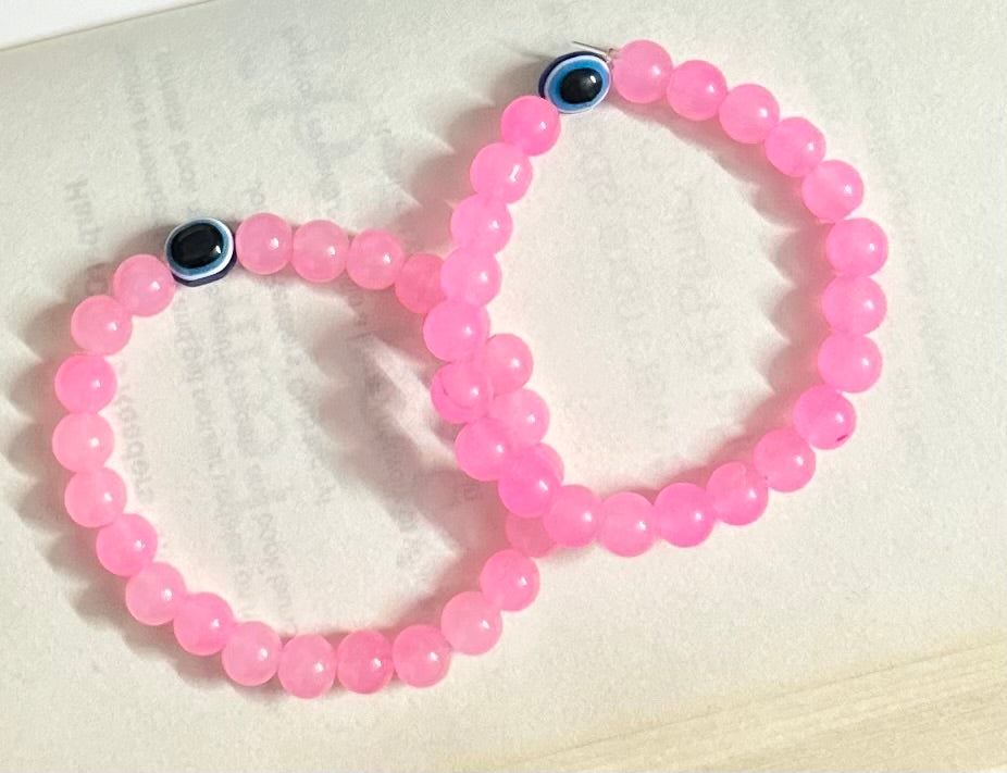 Combo of 2 Evil Eye Adjustable Hand Bracelet