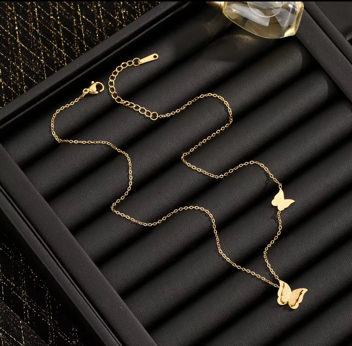 Elegant Gold Butterfly Pendant Necklace – Dainty & Minimalist Jewelry