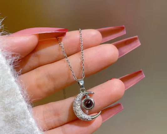100 Love Language Pendant Necklace – Dainty & Minimalist Jewelry