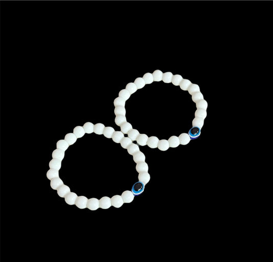 Combo of 2 Onxy Beads Adjustable Unisex Hand Bracelet